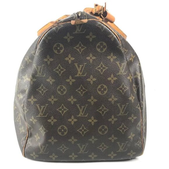 LOUIS VUITTON M41424 Monogram Keepall55 travel bag Duffle Bag Brown - Picture 10 of 14